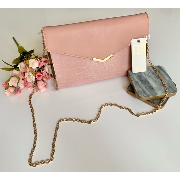 NWOT Urban Expression Pink Clutch - Picture 2 of 6